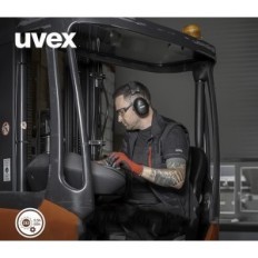 Active uvex axess ein 2.0-Kopfhörer mit Bluetooth 5.2, SNR 31 dB und IP54