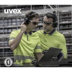 Aktiivinen Uvex Axess One 2.0 kuulokkeet Bluetooth 5.2, SNR 31 dB ja IP54