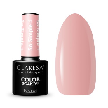 CLARESA Υβριδικό Βερνίκι So simple 4 - 5g — προβολή από μπροστά