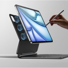 ESR 6B016A caso para ipad air 13 '' qwertz (m2) 2024, iPad Pro 12.9