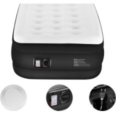 Selbsttragende Matratze Touchxel 196x97x47cm mit Pumpe, schwarz, nach der Reparatur