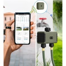 Automatisk bevattningssystem Diivoo WT-05, 2 utgångar, Wi-Fi, 2,4 GHz