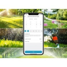 Sistema de Irrigação Automático Diivoo WT-05, 2 Saídas, Wi-Fi, 2,4 Ghz