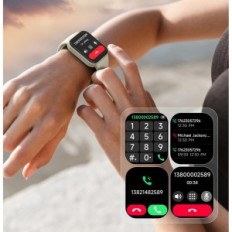 Smartwatch aeac IDW15 1.8 ", Alexa, SpO2, alvás, pedométer, khaki