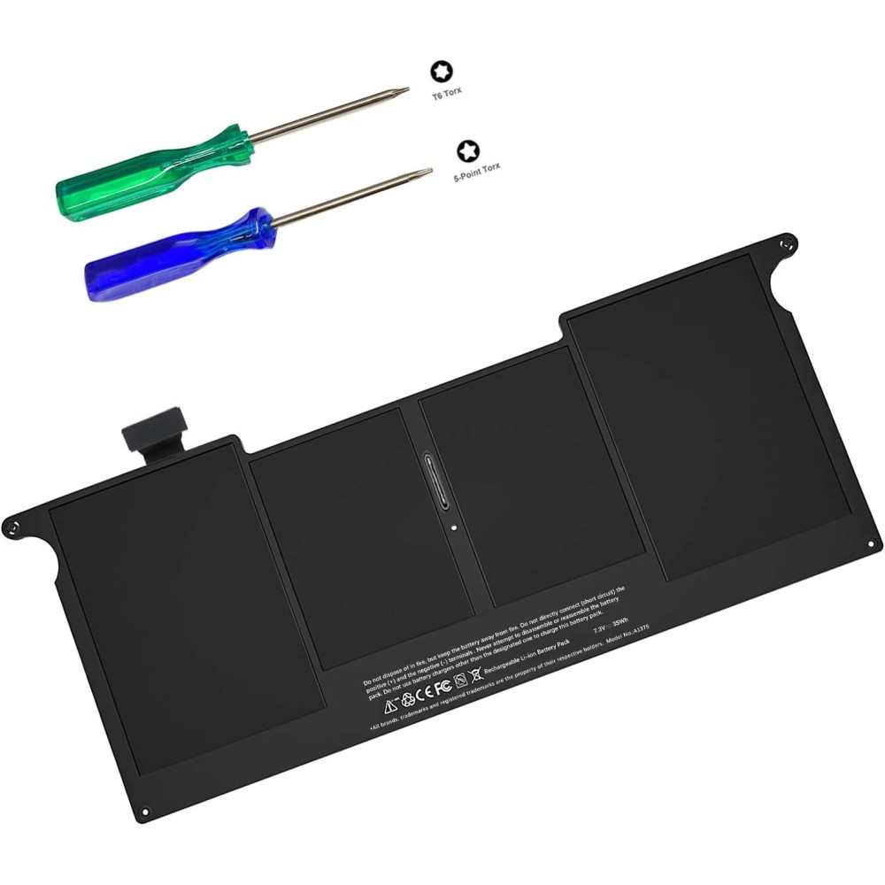 Cystry batteri A1375 till Apple MacBook Air 11 ", 7,3 V, 35 WH