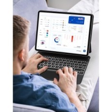 Veske med JADEMALL Keyboard for iPad Pro 12.9 Generation 3/4/5/6, Brukt