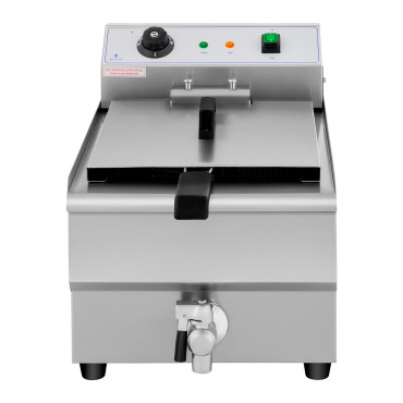 Fødevareforseglet elektrisk catering Fryer med 230 V 3500W 16 l End