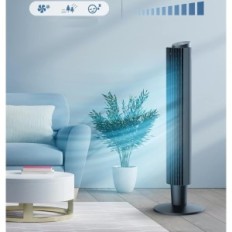 Asilios TF005DE Torre Fan, 35 dB, 106 cm, 40W, nero