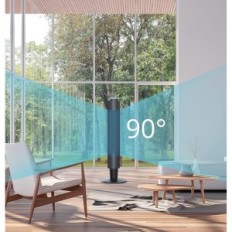 Herilios TF005DE torenventilator, 35 dB, 106 cm, 40w, zwart