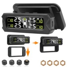 Système de surveillance des pneus TPMS VTopek, 6 modes d'alarme