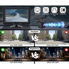 VTOPEK P056 Reversing Camera med 4,3 '', IP68, Nocturoper