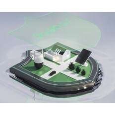 JEEBER CQOPL MONITOROVANIE CAMERA, 2K, S SOLAROVÝMI PRÍBEHOM, WIFI, IP65