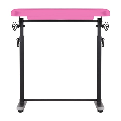 Repose-bras de tatouage Pro Ink 718, réglable, rose — vue de face