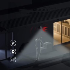 Jeeber CQ01 monitoring camera, 2K with a solar panel, WiFi, exhibition