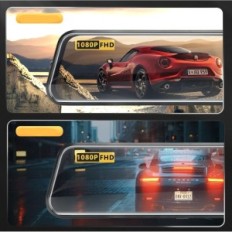 Hátsó kamera Vtopek Dual 1080 P Stream Media Rear- view tükör, T30ZN modell