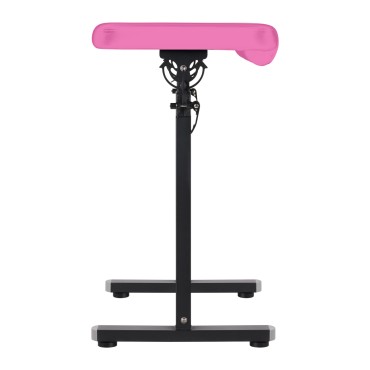 Repose-bras de tatouage Pro Ink 718, réglable, rose — vue de face