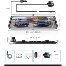 Stražnji fotoaparat VTOPEK DUAL 1080P STEAM MEDIJA KRATKI KIRRO, Model T30ZN