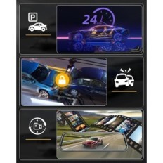 Zadní fotoaparát Vtopek Dual 1080p proud média Zpětný zrcátko, model T30Zn