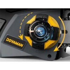 Motosega elettrica DOVAMAN DCS01A 2400 W, catena da 40 cm, usata