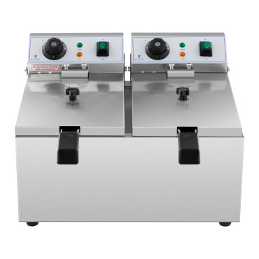 Duplo gastronômico gastronômico 230 V 2 x 3200W 2 x 8 L
