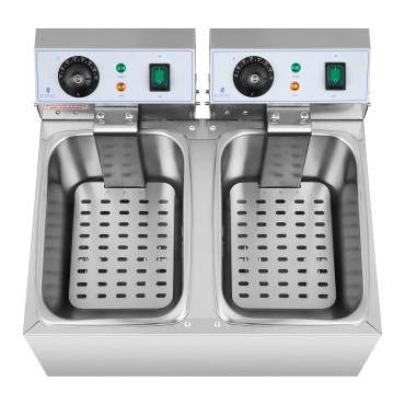 Duplo gastronômico gastronômico 230 V 2 x 3200W 2 x 8 L