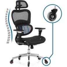 KLIM K800 office chair, 4D armrests, up to 125 kg, black, used