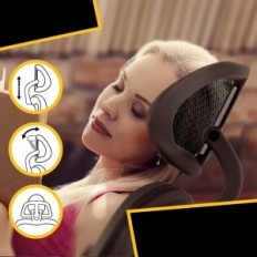 KLIM K800 biroja krēsls, 4D roku balsti, līdz 125 kg, melns, lietots