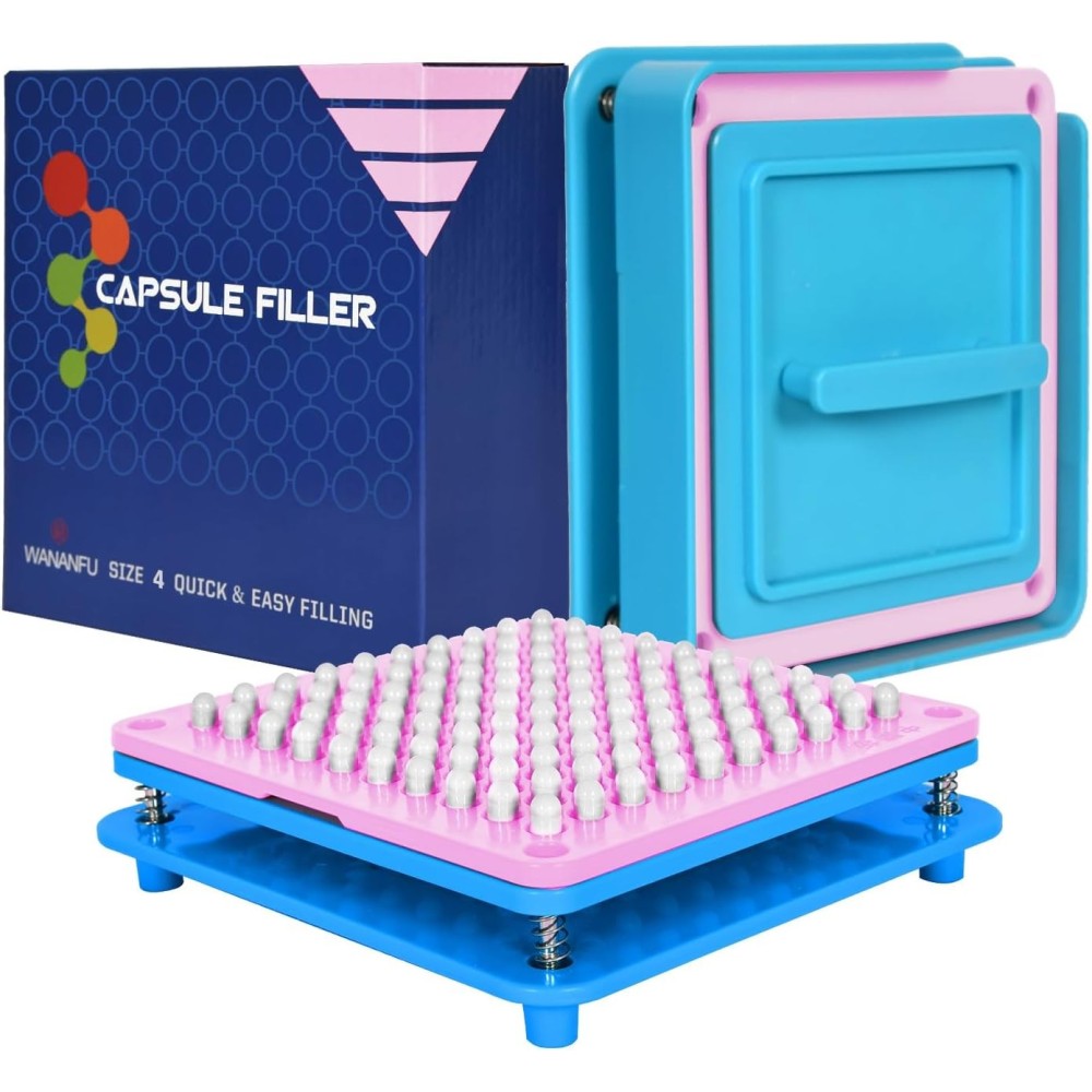 Machine de remplissage de capsule Wananfu, 4 tailles, manuelle et cuillère