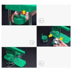 Dyna-living identifier machine 44mm, green, used