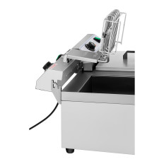 Διπλή γαστρονομική ηλεκτρική φριτέζα με 230V 2 x 3000W 2 x 10 l