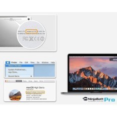 Ninjabatt A1713 akumulators MacBook Pro 13 '', 4781 mAh, 54 Wh, 11.4v