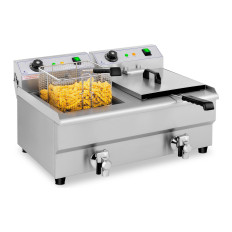 Double gastronomic doublet with a 230V 2 x 3200W 2 x 13 l