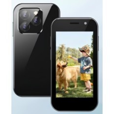 Smartphone Zokoke, 3 '' -näyttö, 2600 mAh, 3 Gt RAM, 64GB ROM, 2.0 + 5.0 MP, musta