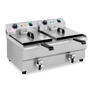 Dubultā gastronomiskā dubultā ar 230V 2 x 3200W 2 x 13 l