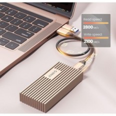Stanovanje za vanjski SSD pogon ORICO M233rg, PCIE3.0x4, od Thunderbolt3 / 4