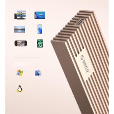 Boîtier pour un lecteur SSD externe ORICO M233RG, PCie3.0x4, de Thunderbolt3 / 4