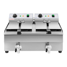 Dubultā gastronomiskā dubultā ar 230V 2 x 3200W 2 x 13 l