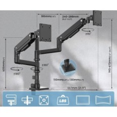 Putorsen Monitor Holder Modell GSMT-692, 17-49 inches