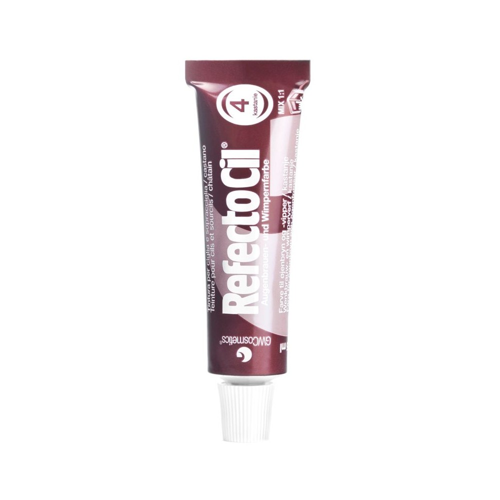 Gel henna Refectocil 4 kastanjebruin — vooraanzicht