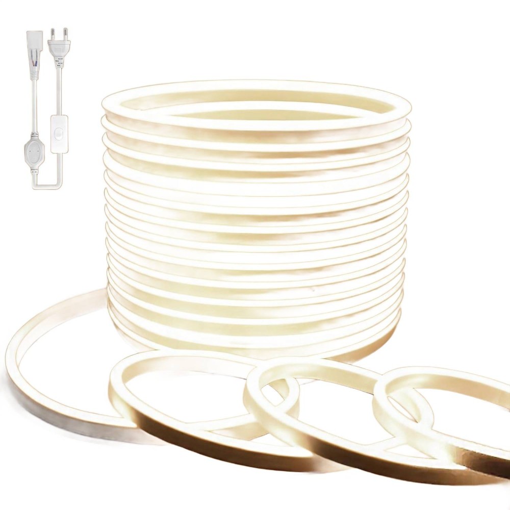 Neon remen LED Bagza 20m 220v 120 LED / m, bijelo prirodno, bez pakiranja