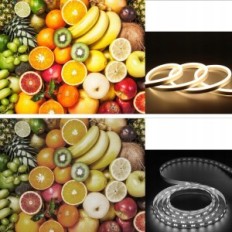 Cinta de néon LED Bagza 20m 220V 120 LED / M, Branco Natural, Sem Embalagem