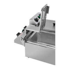 Élelmiszer Élelmiszer Elosztás Timer 230 V 2 x 3200W 2 x 10 l