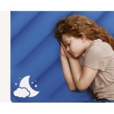 Inflatable mattress Idoo Air Mattress Model I-C-031, 190x137x38, blue