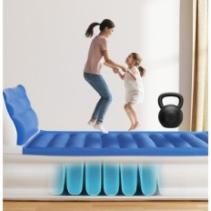 Materasso gonfiabile IDOO MODELLO AIR MODELLO I-C-031, 190X137X38, BLU