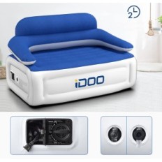 Sofá inflável Idoo, modelo I-C-022, 152x92x84 cm, azul