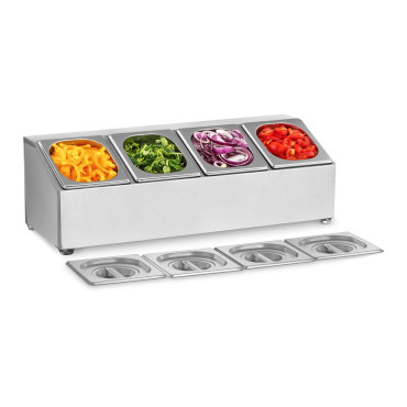 Spisestue Stand 4 x GN1 / 6 + 4 x containere