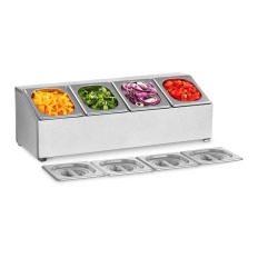 Dining stores stand 4 x GN1 / 6 + 4 x containers