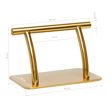 Repose-pieds de coiffure L005S doré