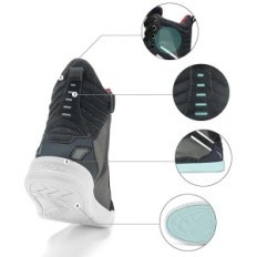 Chaussures de moto en cuir pour hommes, semelle antidérapante, taille 42