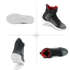 Chaussures de moto en cuir pour hommes, semelle antidérapante, taille 42